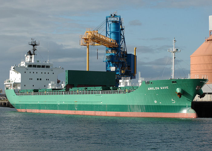 Photograph of the vessel  Arklow Wave pictured at Blyth on 23rd September 2009