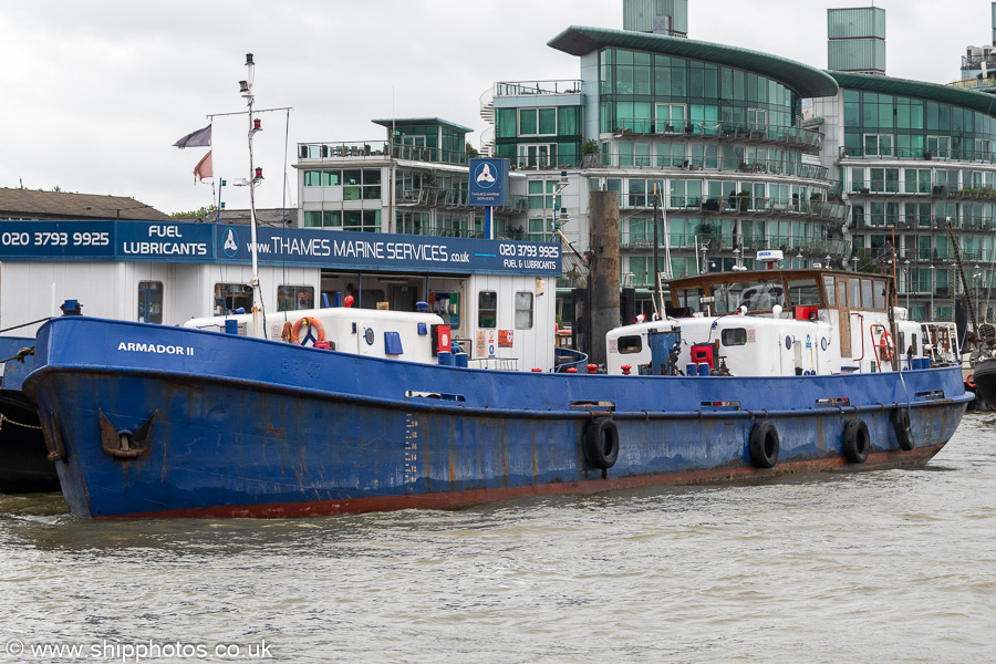 Photograph of the vessel  Armador II pictured at Wapping on 20th July 2025
