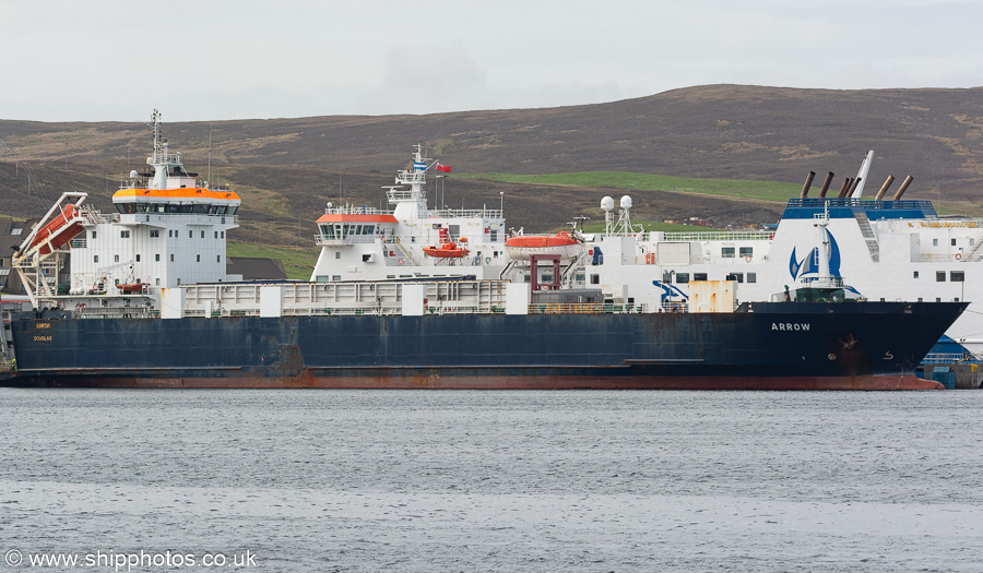Photograph of the vessel  Arrow pictured at Lerwick on 21st May 2022