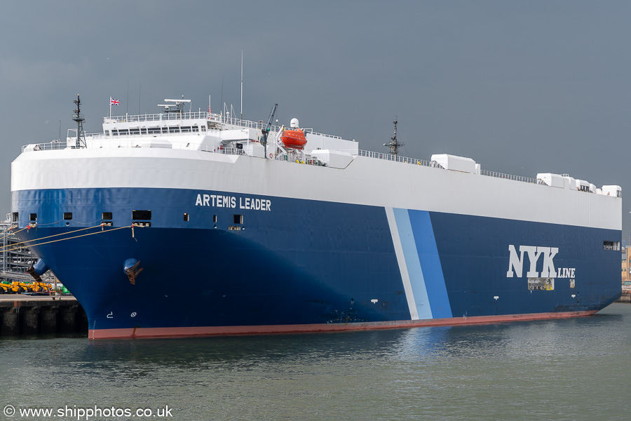 Photograph of the vessel  Artemis Leader pictured at Southampton on 26th April 2025