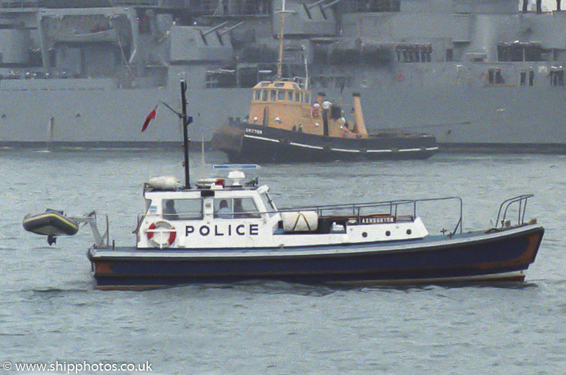 Photograph of the vessel  Ashburton pictured in Portsmouth Harbour on 8th July 1989