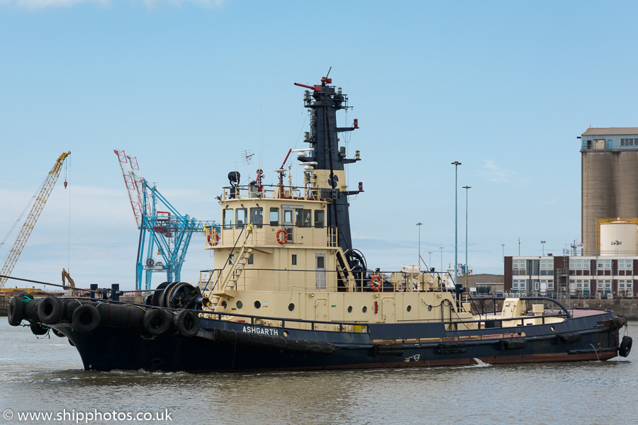 Photograph of the vessel  Ashgarth pictured in Gladstone Dock, Liverpool on 20th June 2015