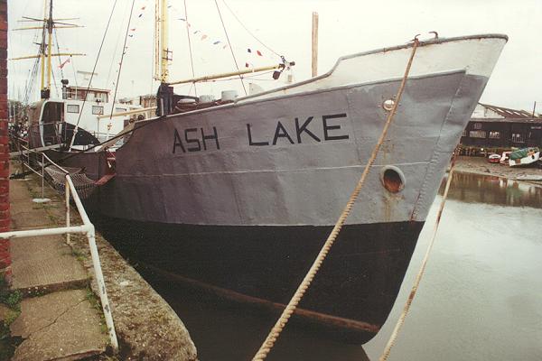 Photograph of the vessel  Ash Lake pictured in Newport, Isle of Wight on 16th August 1992