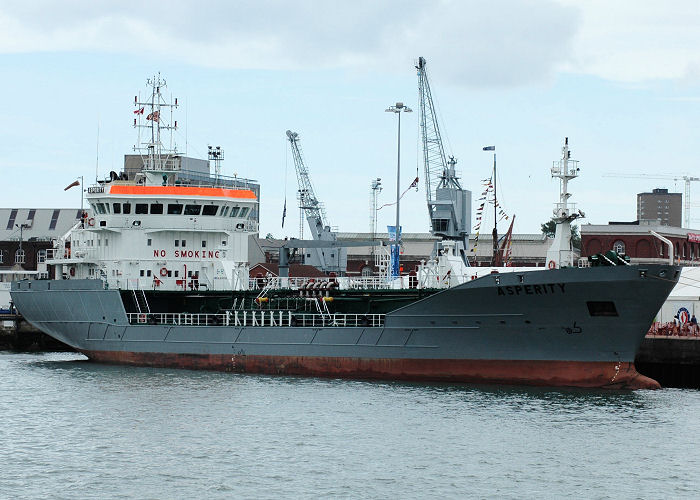 Photograph of the vessel  Asperity pictured in Portsmouth Naval Base on 3rd July 2005