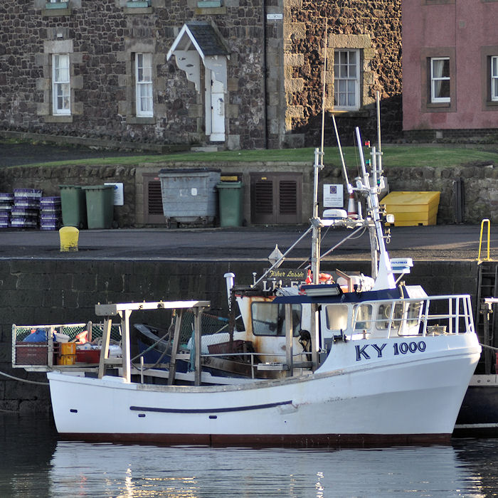 Photograph of the vessel fv Aspire II pictured at Dunbar on 6th November 2011