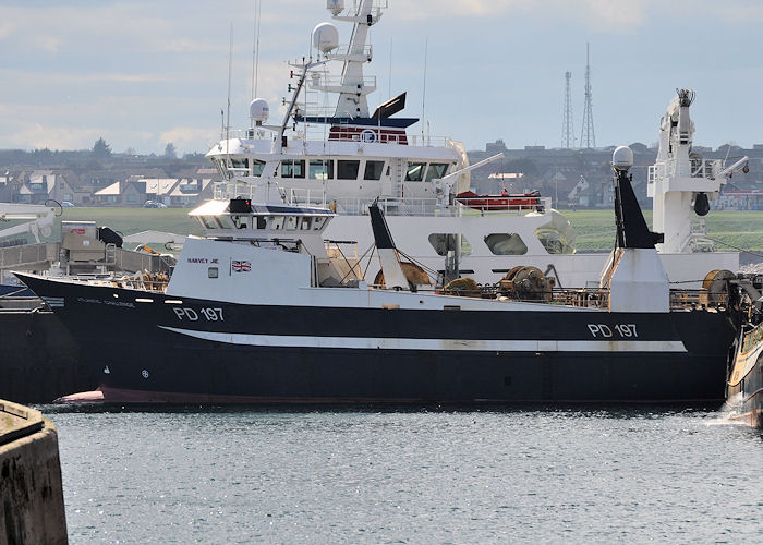 Photograph of the vessel fv Atlantic Challenge pictured at Peterhead on 6th May 2013