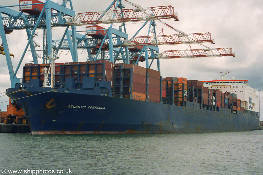 Photograph of the vessel  Atlantic Companion pictured in Royal Seaforth Dock, Liverpool on 19th June 2004