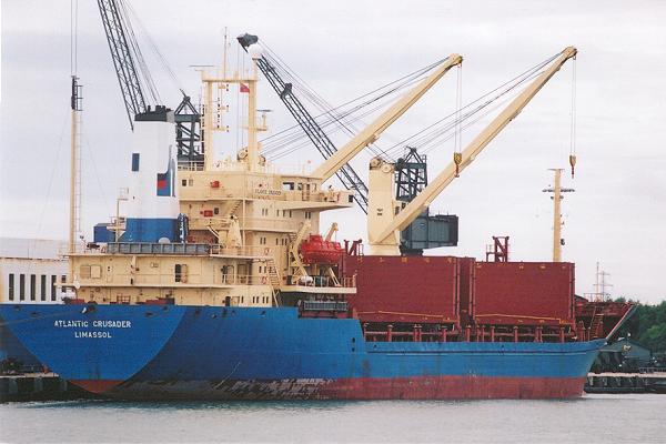 Photograph of the vessel  Atlantic Crusader pictured in Marchwood Military Port on 22nd July 2001