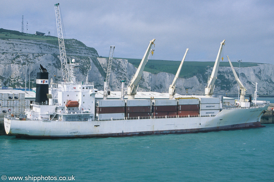 Photograph of the vessel  Atlantic Hollyhock pictured at Dover on 22nd June 2002