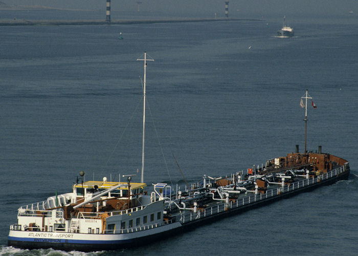 Photograph of the vessel  Atlantic Transport pictured passing Hoek van Holland on 15th April 1996