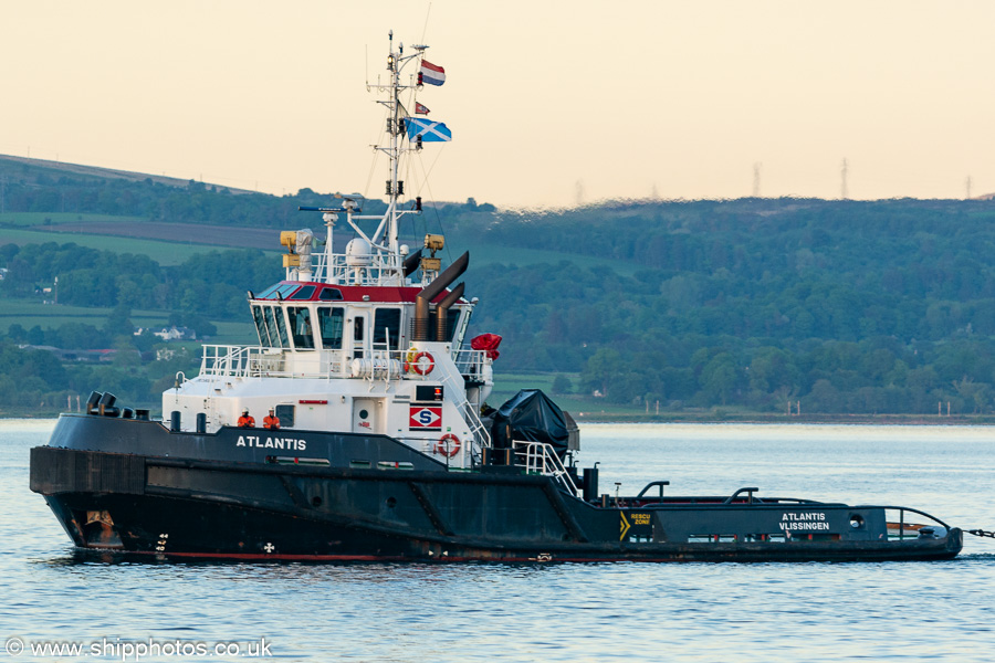 Photograph of the vessel  Atlantis pictured passing Greenock on 20th May 2024