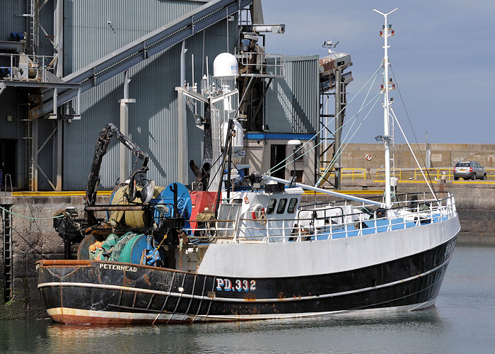 Photograph of the vessel fv Attain II pictured at Fraserburgh on 6th May 2013