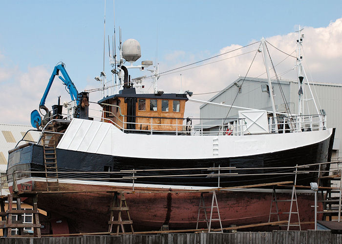 Photograph of the vessel fv Aubretia pictured at Girvan on 8th May 2010