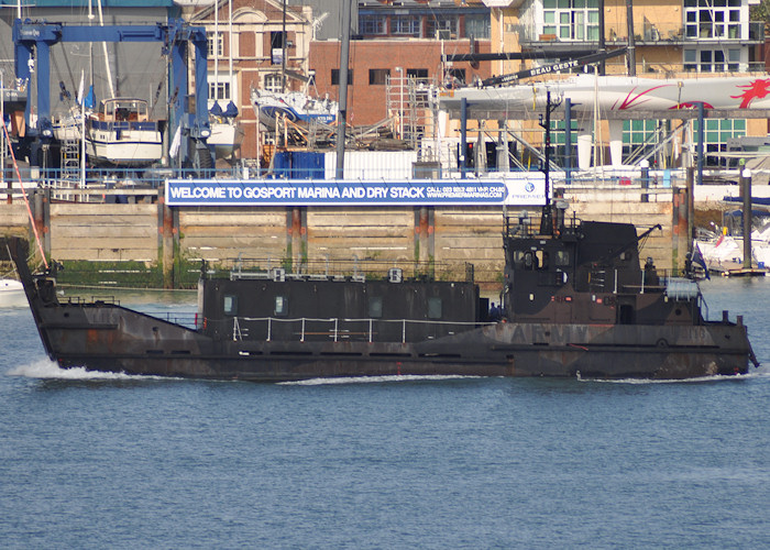 Photograph of the vessel HMAV Audemer pictured in Portsmouth Harbour on 5th August 2011