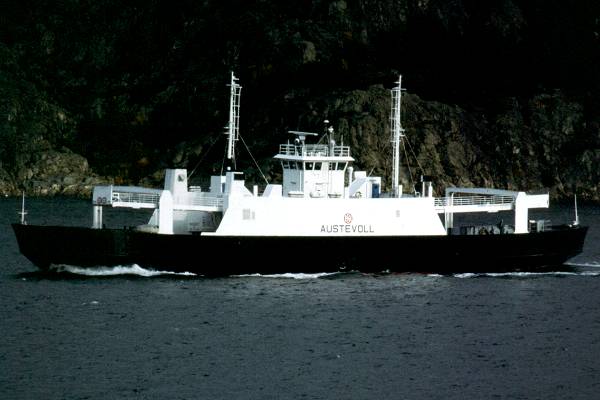 Photograph of the vessel  Austevoll pictured near Bergen on 26th October 1998