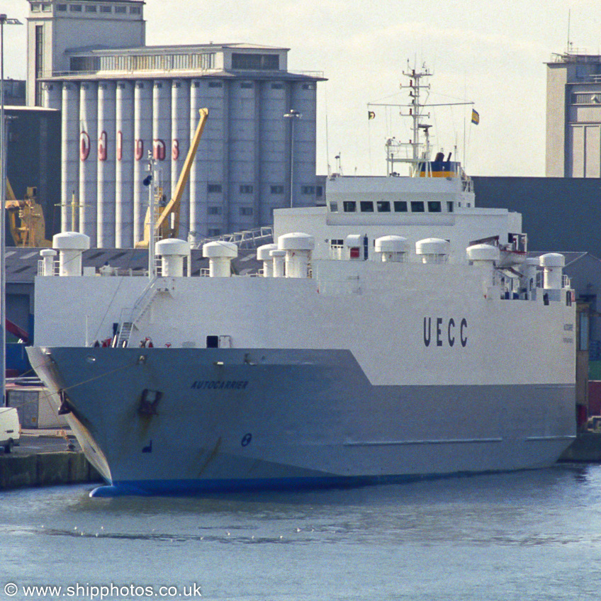 Photograph of the vessel  Autocarrier pictured at Dublin on 15th August 2002