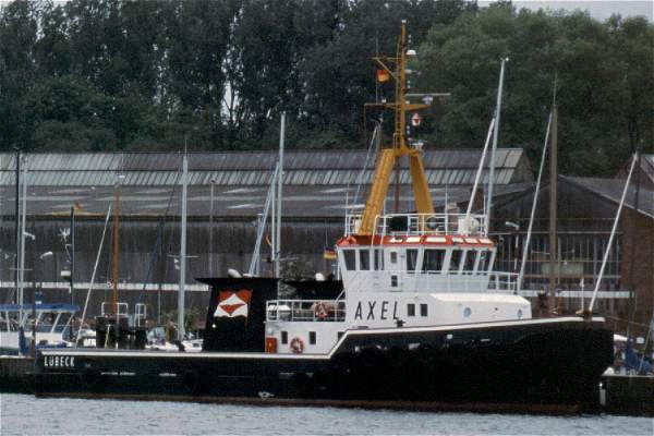 Photograph of the vessel  Axel pictured in Travemünde on 27th May 2001