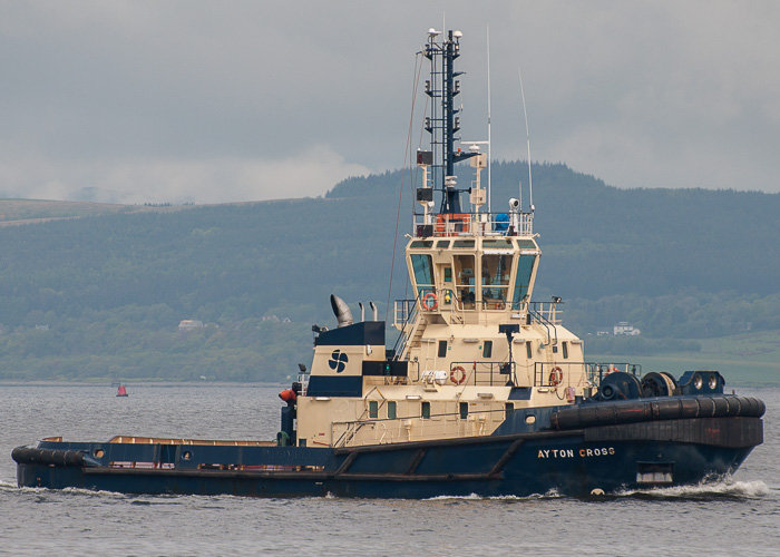 Photograph of the vessel  Ayton Cross pictured at Greenock on 12th May 2014