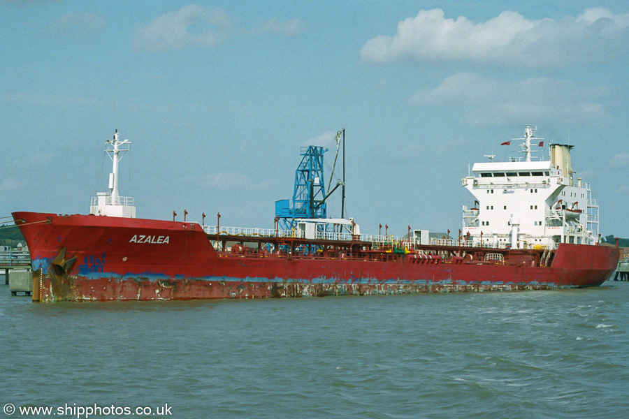 Photograph of the vessel  Azalea pictured at Thurrock on 16th August 2003