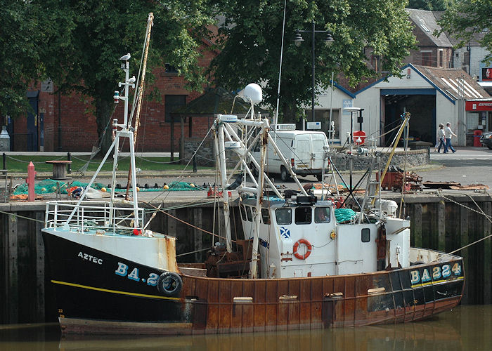Photograph of the vessel fv Aztek pictured in Kirkcudbright on 26th July 2008