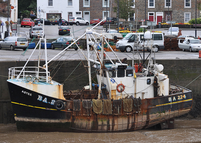 Photograph of the vessel fv Aztek pictured at Kirkcudbright on 27th August 2011