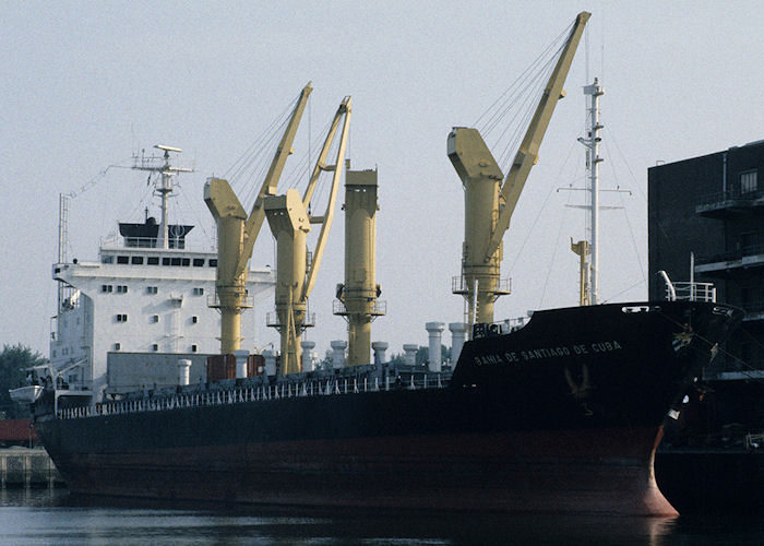 Bahia de Santiago de Cuba pictured in Merwehaven, Rotterdam on 27th September 1992