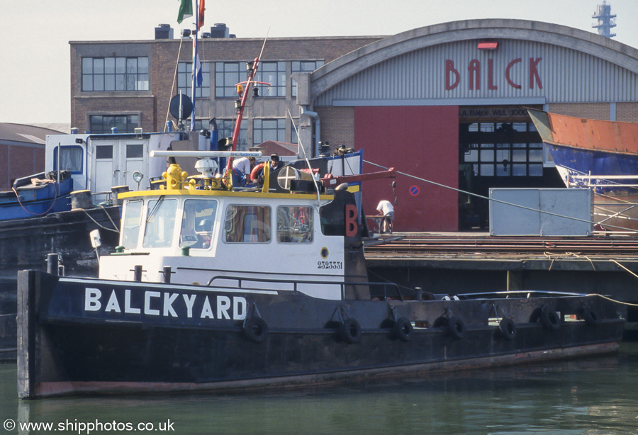 Photograph of the vessel  Balckyard pictured in Waalhaven, Rotterdam on 17th June 2002