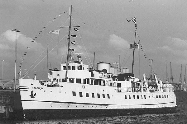 Photograph of the vessel  Balmoral pictured in Southampton on 21st June 1991