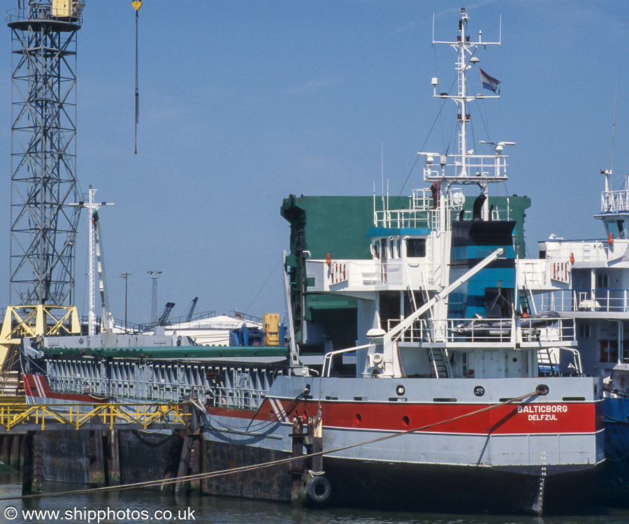 Photograph of the vessel  Balticborg pictured in Wiltonhaven, Rotterdam on 17th June 2002