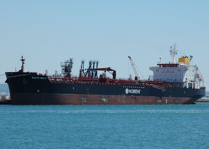 Photograph of the vessel  Baltic Sun II pictured at Port Saint Louis du Rhône on 10th August 2008