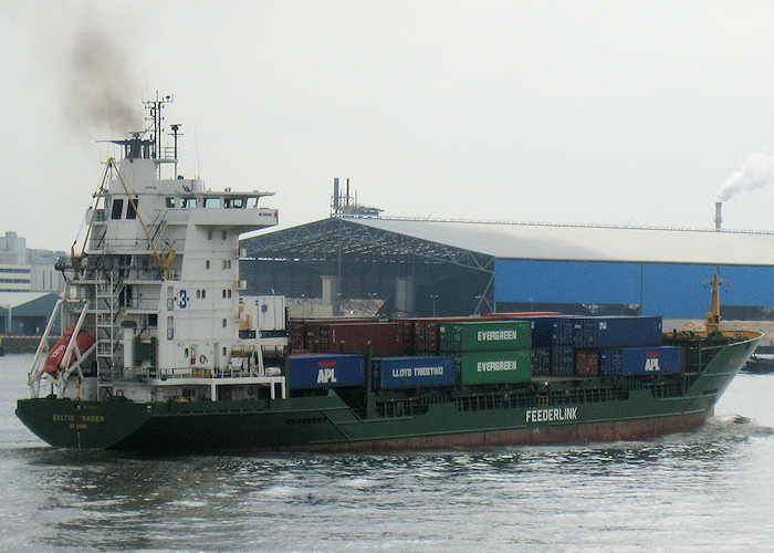 Baltic Trader pictured passing Vlaardingen on 26th June 2011