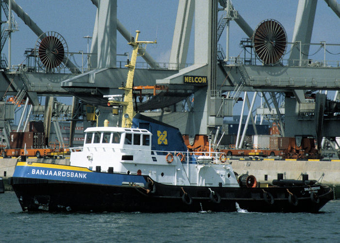 Photograph of the vessel  Banjaardsbank pictured in Europoort on 20th April 1997