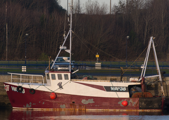 Photograph of the vessel fv Barbara Anne pictured at Royal Quays, North Shields on 29th December 2014