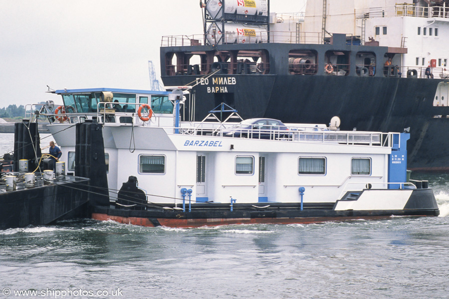 Photograph of the vessel  Barzabel pictured in Kanaldok B2, Antwerp on 20th June 2002