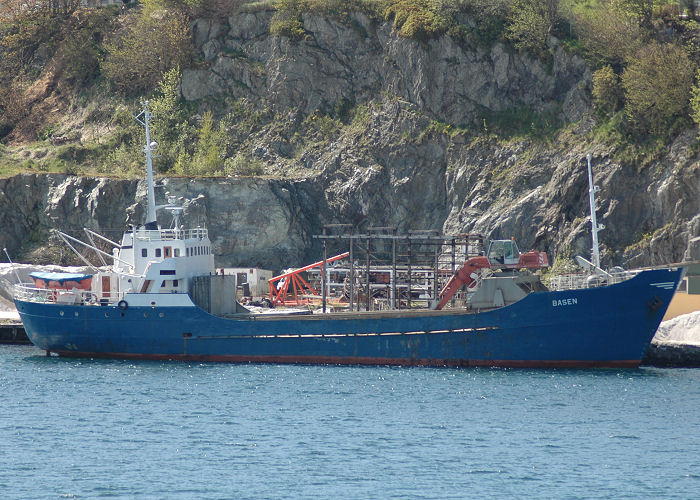 Photograph of the vessel  Basen pictured at Haugesund on 12th May 2005