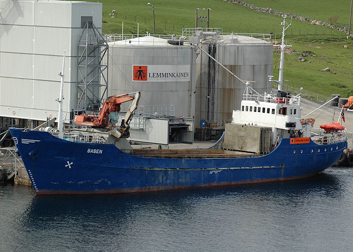 Photograph of the vessel  Basen pictured at Haugesund on 5th May 2008