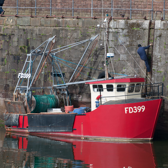 Photograph of the vessel fv Bay Venture pictured at Whitehaven on 22nd March 2014