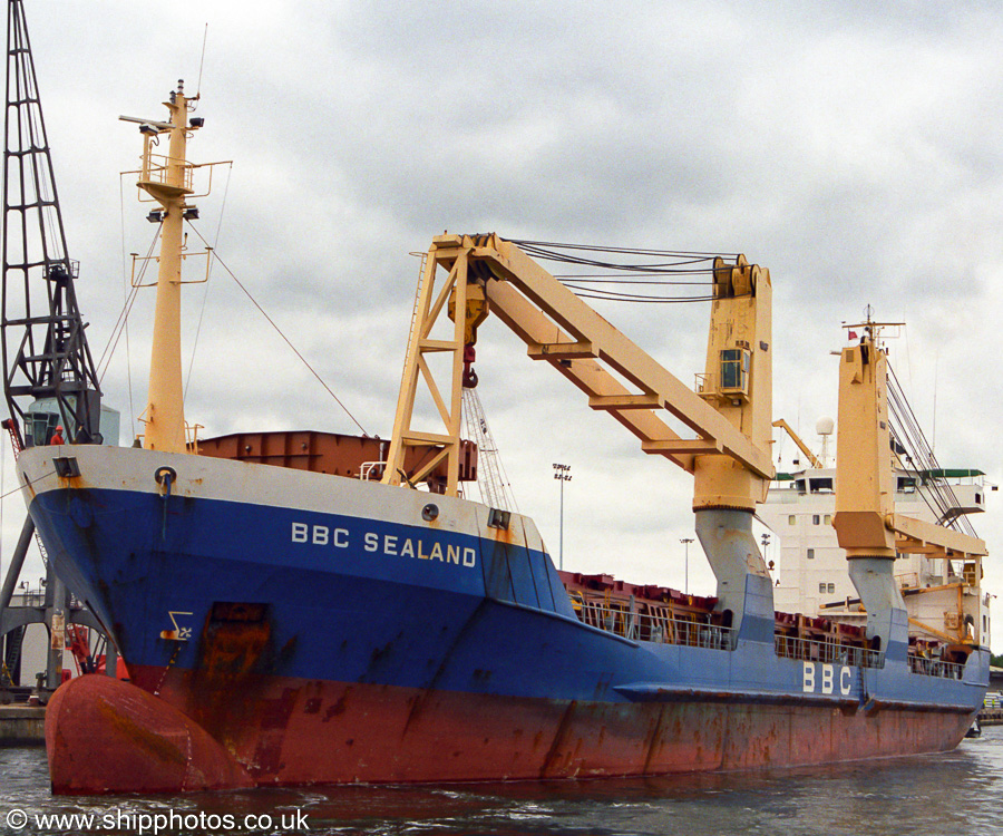 Photograph of the vessel  BBC Sealand pictured arriving at Ellesmere Port on 29th June 2002
