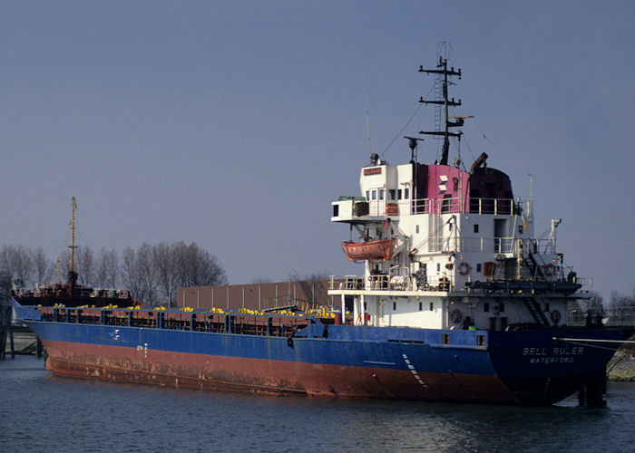 Photograph of the vessel  Bell Ruler pictured in Eemhaven, Rotterdam on 14th April 1996