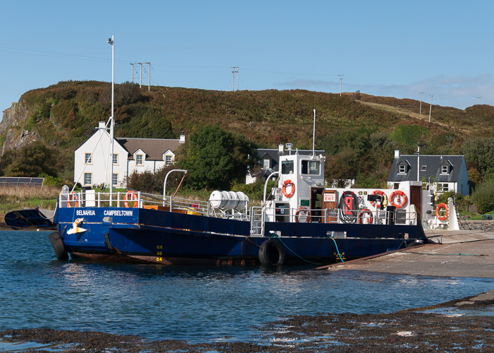 Photograph of the vessel  Belnahua pictured at Cuan on 20th September 2014