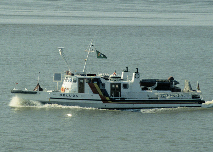 Photograph of the vessel rv Beluga pictured on the River Elbe on 5th June 1997