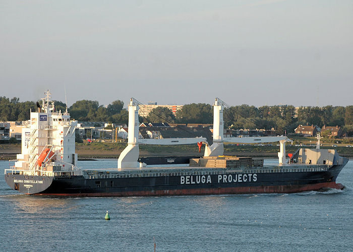 Photograph of the vessel  Beluga Constellation pictured passing Hoek van Holland on 21st June 2010