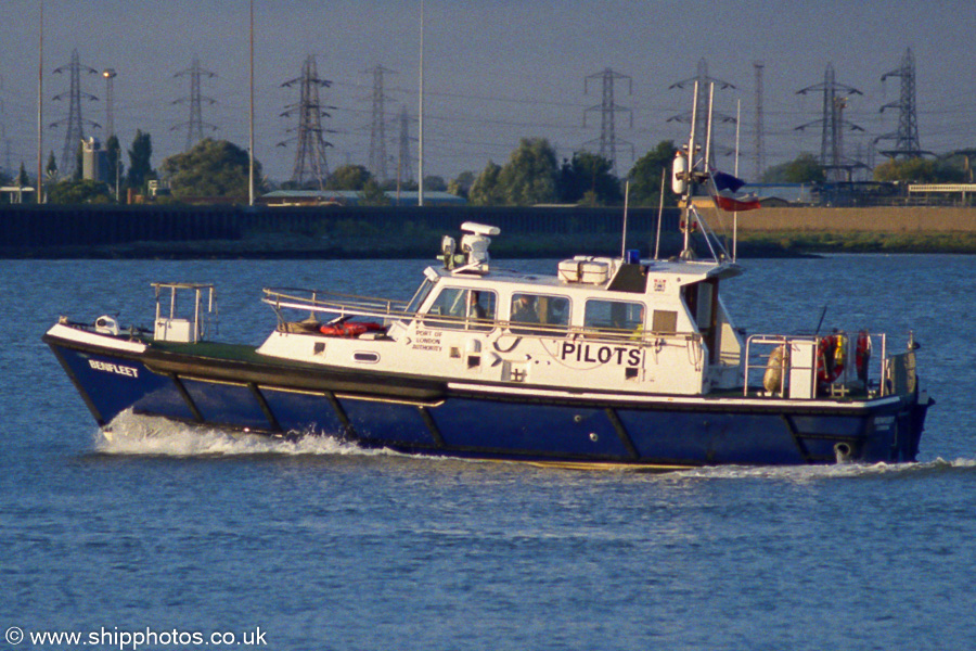 Photograph of the vessel pv Benfleet pictured at Gravesend on 30th August 2002