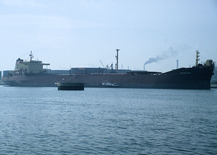  Bergina pictured in 7e Petroleumhaven, Europoort on 27th September 1992