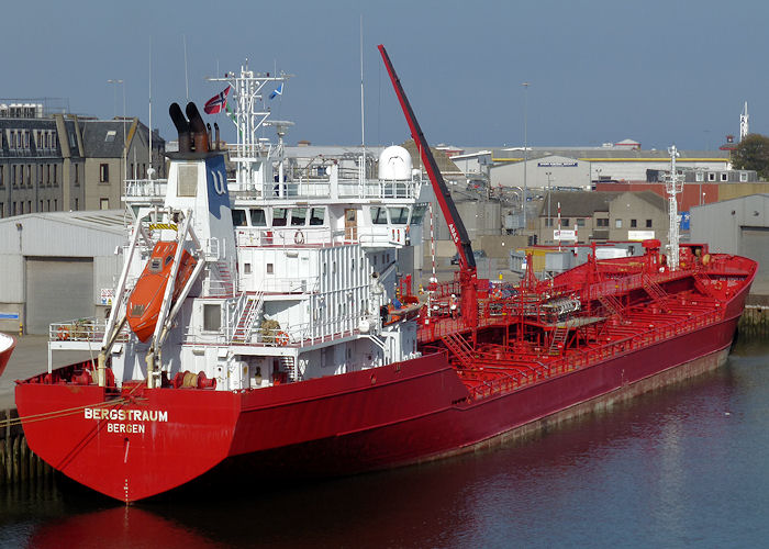 Photograph of the vessel  Bergstraum pictured at Aberdeen on 7th May 2013