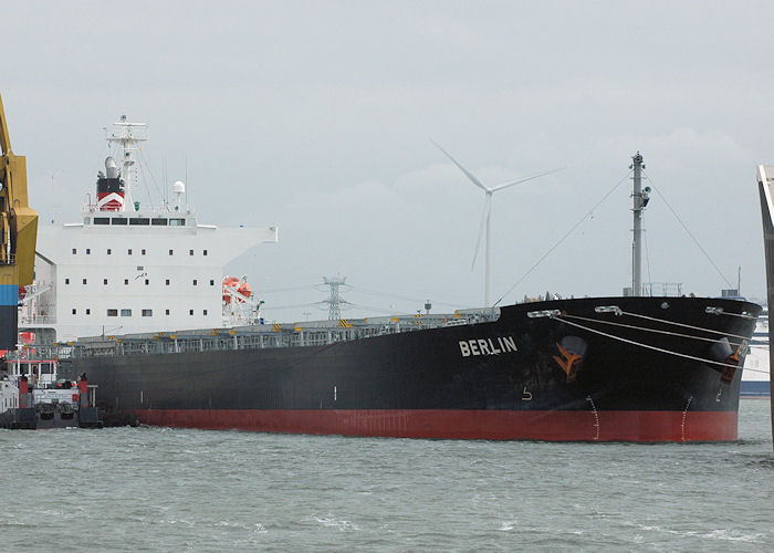 Photograph of the vessel  Berlin pictured in Elbehaven, Europoort on 20th June 2010