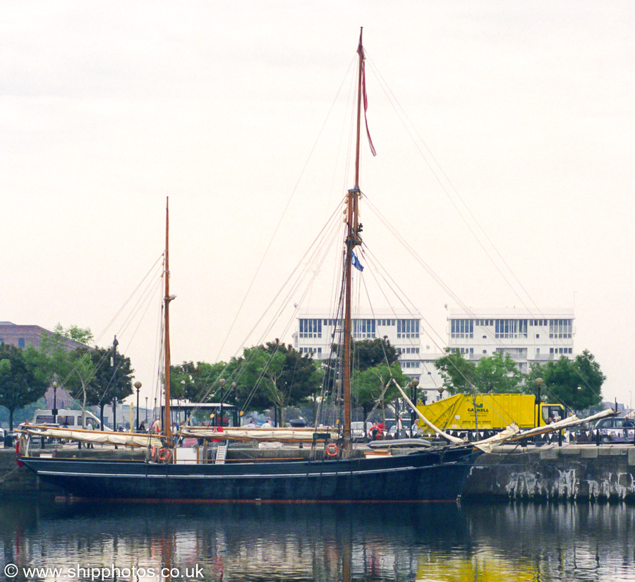 Photograph of the vessel  Bessie Ellen pictured in Canning Dock, Liverpool on 14th June 2003