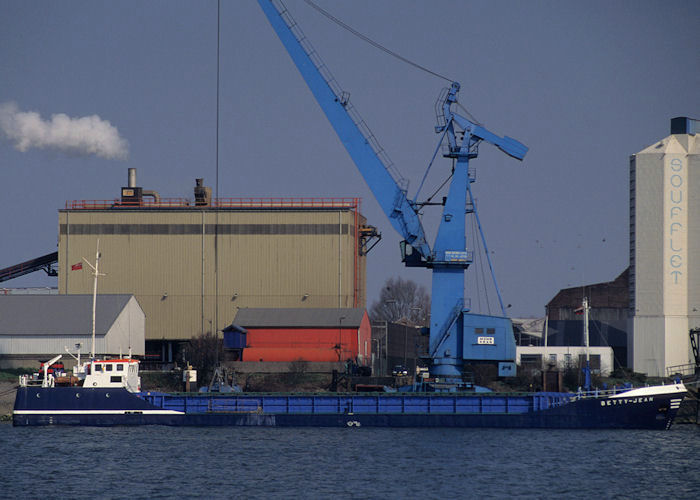 Photograph of the vessel  Betty-Jean pictured in Wilhelminahaven, Rotterdam on 14th April 1996