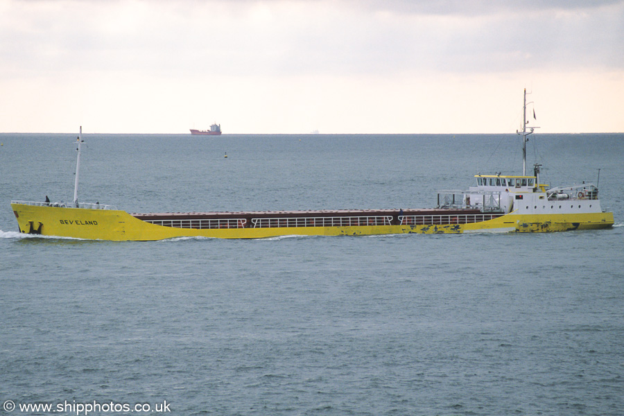 Photograph of the vessel  Beveland pictured on the Westerschelde passing Vlissingen on 20th June 2002