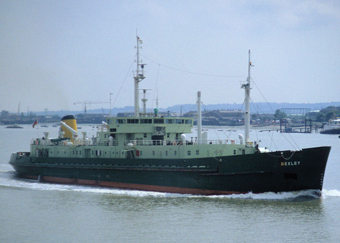  Bexley pictured passing Tilbury on 19th August 1992